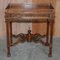 19th Century Carved Silver Tea Table 13