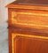 Antiker viktorianischer Schreibtisch aus ochsenblutrotem Leder 14