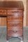 Antique Victorian Oxblood Leather Desk, Image 8