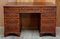 Antique Victorian Oxblood Leather Desk, Image 2