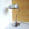 French Office Lamp in Chromed Metal, 1940s, Image 1