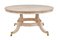 Burr Birch Circular Extending Dining Table, Image 1