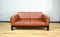 Bastiano Sofa in Cognac-Colored Leather by Afra and Tobia Scarpa for Gavina, Italy, 1960s 2