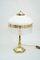 Art Deco Table Lamp with Opal Glass Shade and Glass Sticks, 1920s, Image 4