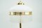 Art Deco Table Lamp with Opal Glass Shade and Glass Sticks, 1920s 8