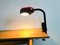 Industrial Russian Red and Black Lacquered Metal Clamp Desk Gooseneck Lamp, 1980s 8