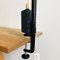 Industrial Russian Red and Black Lacquered Metal Clamp Desk Gooseneck Lamp, 1980s 10