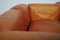 Divani e pouf in pelle arancione di Mario Marenco per Arflex, anni '70, set di 3, Immagine 12