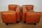 Canapés et Poufs en Cuir Orange Marius & Marius par Mario Marenco pour Arflex, 1970s, Set de 3 23