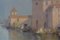 Antonio Celli, Giardino a Venezia, Italien, Öl auf Leinwand 6