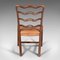 Vintage Stühle mit Sprossenlehne, 1940er, 4er Set 7