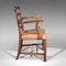Vintage Stühle mit Sprossenlehne, 1940er, 4er Set 5
