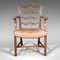 Vintage Ladder Back Chairs, 1940s, Set of 4 3