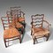 Vintage Ladder Back Chairs, 1940s, Set of 4 1