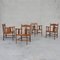 French Mid-Century Rush Oak Armchairs, Set of 2 11