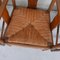 French Mid-Century Rush Oak Armchairs, Set of 2 15