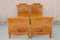 Single Beds in Carved Wood with Inlays, Set of 2 4