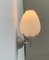 Postmoderne italienische Vintage Wandlampe aus Glas von Lucente 19