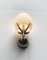 Vintage Italian Postmodern Glass Wall Lamp Sconce from Lucente 2