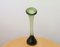 Mid-Century Portuguese Green Glass Single Bud Vase by Marinha Grande 1