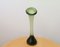 Portugiesische Mid-Century Single Bud Vase aus grünem Glas von Marinha Grande 1