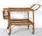 Vintage Bamboo Bar Trolley, 1950s, Italy, Image 4