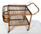 Vintage Bamboo Bar Trolley, 1950s, Italy, Image 2