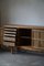 Danish Mid-Century Low Rectangular Brutalist Sideboard, 1950s 10