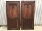 Oak Wardrobe Doors, 19th Century, Set of 2 2
