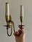 Double Light Wall Lights by Giò Ponti, 1950s, Italy, Set of 3 5