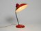 Lámpara de mesa modelo 6786 de metal rojo de Kaiser Idell, años 60, Imagen 2