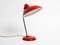 Red Metal Model 6786 Table Lamp from Kaiser Idell, 1960s, Image 1