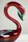 Murano Glass Swan Figures, 1970s, Set of 2 8