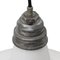 Vintage White Enamel Industrial Factory Pendant Light from Benjamin Electric Manufacturing Company, Image 3