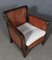 Danish Cabinetmaker Club Chair in Tan Leather, 1940s, Image 2