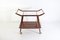 Mid-Century Italian Teak Bar Cart, Image 3