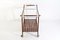 Carrello bar Mid-Century in teak, Italia, Immagine 4