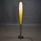Floor Lamp in Yellow Glass and Brass by Alessandro Pianon for Vistosi 3