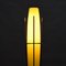 Lampada da terra in vetro giallo e ottone di Alessandro Pianon per Vistosi, Immagine 10
