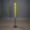 Floor Lamp in Yellow Glass and Brass by Alessandro Pianon for Vistosi 2