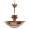 Bauhaus Copper Chandelier from IAS, 1930s 1