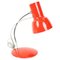 Mid-Century Red Table Lamp from Napako, 1970s, Image 1