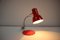 Lámpara de mesa Mid-Century roja de Napako, años 70, Imagen 5