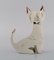 Cat in Hand-Painted Glazed Porcelain by Dorothy Clough for Gefle, R, Mid-20th Century 5