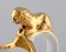 Brocca antica in porcellana con leone sul manico di Gustafsberg, Immagine 5