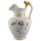 Antique Chocolate Jug in Porcelain with a Lion on the Handle from Gustafsberg, Image 1