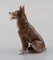 Antique Porcelain Figurine of Sitting German Shepherd from Bing & Grøndahl 4