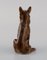 Antike Porzellanfigur eines sitzenden Schäferhunds von Bing & Grøndahl 3