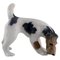 Figurine Royal Copenhagen en Porcelaine, Fox Terrier, Datée 1889 - 1922 1