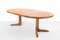 Round Extendable Dining Room Table from NC Mobler, Sweden 1